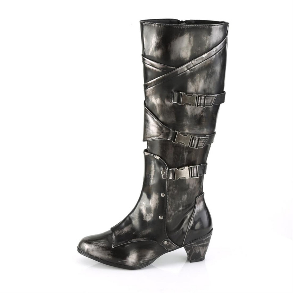 Pleaser Funtasma Maiden 8820/PWPU. Knee boot, Size 10